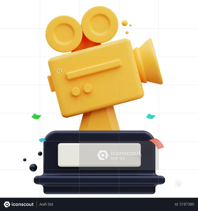 Film Trophy  3D Icon
