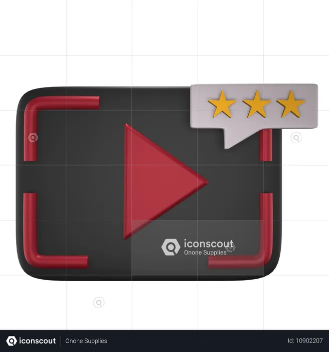 Filmbewertung  3D Icon