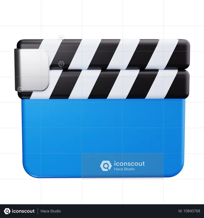 Klappe  3D Icon