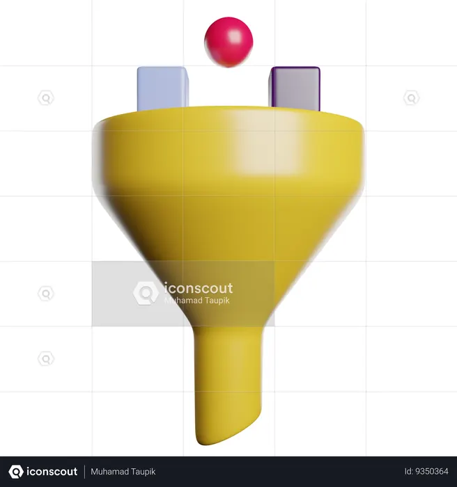 Filter  3D Icon