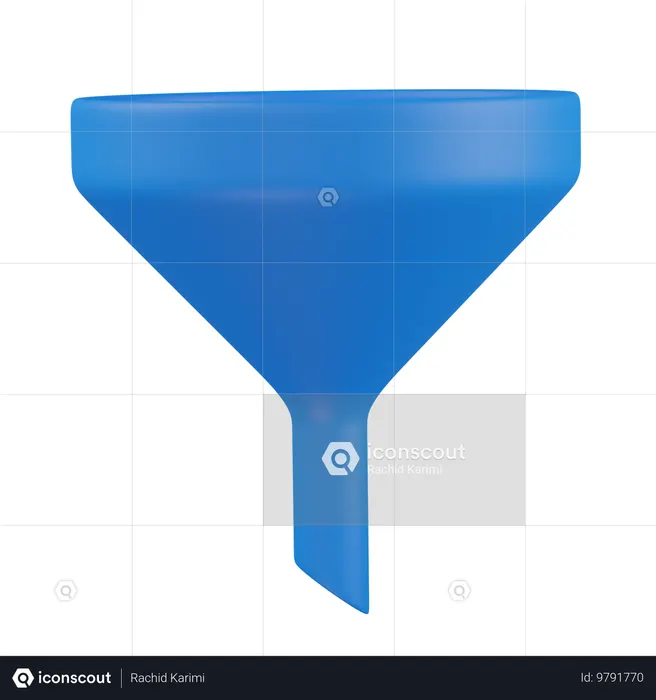 Filter  3D Icon