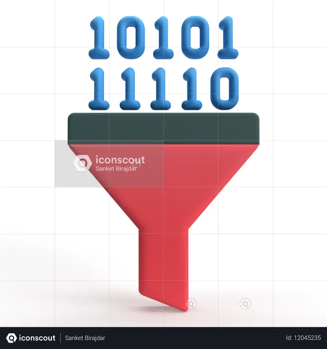 Filter  3D Icon