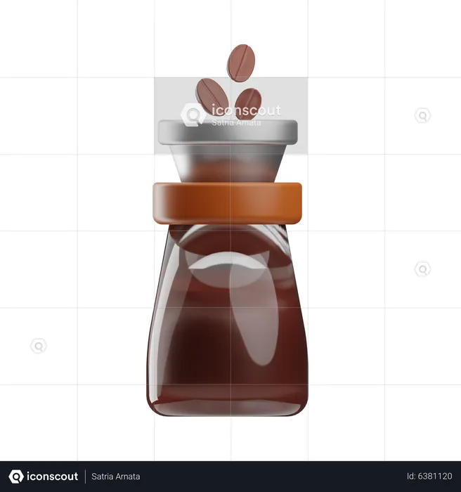 Filter Coffee  3D Icon
