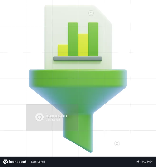 Filtrage des données  3D Icon