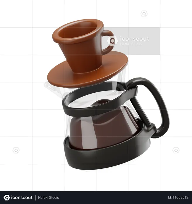 Filtre à café  3D Icon