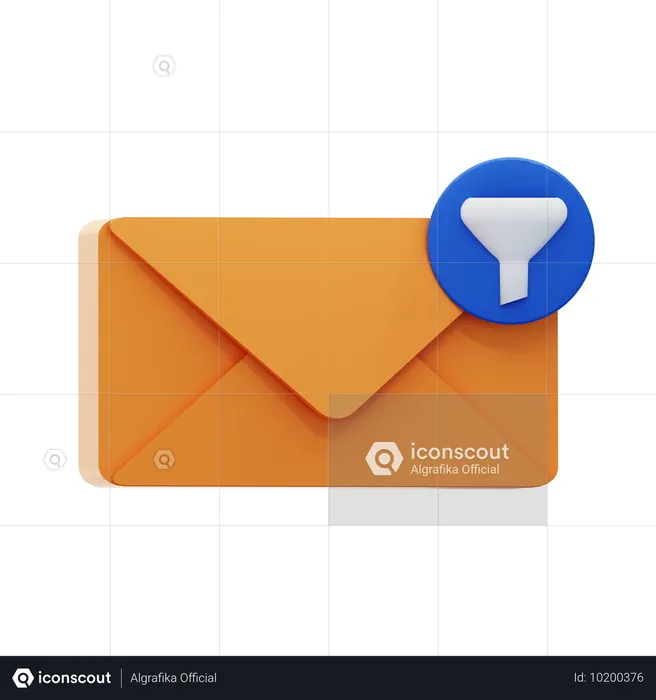 Filtrer les messages  3D Icon