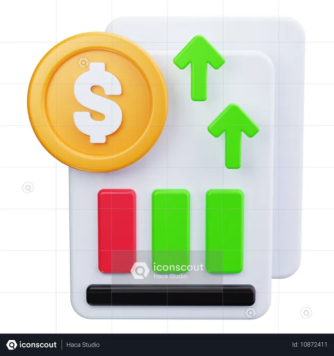 Finanças  3D Icon