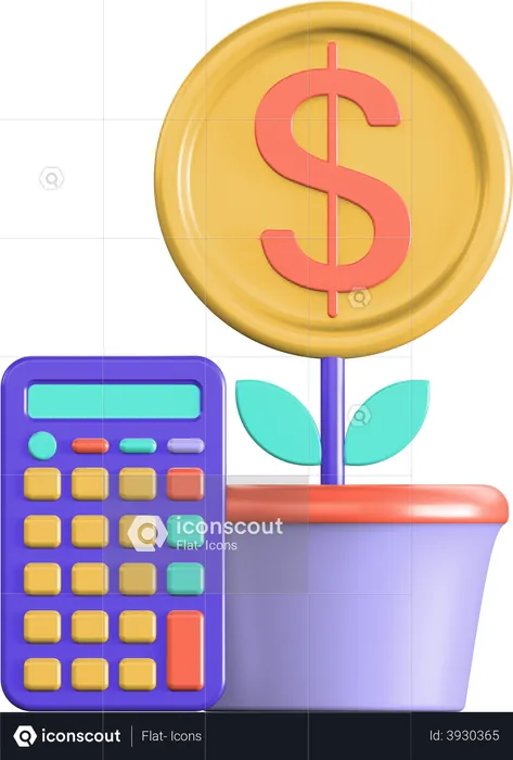 Finança  3D Illustration