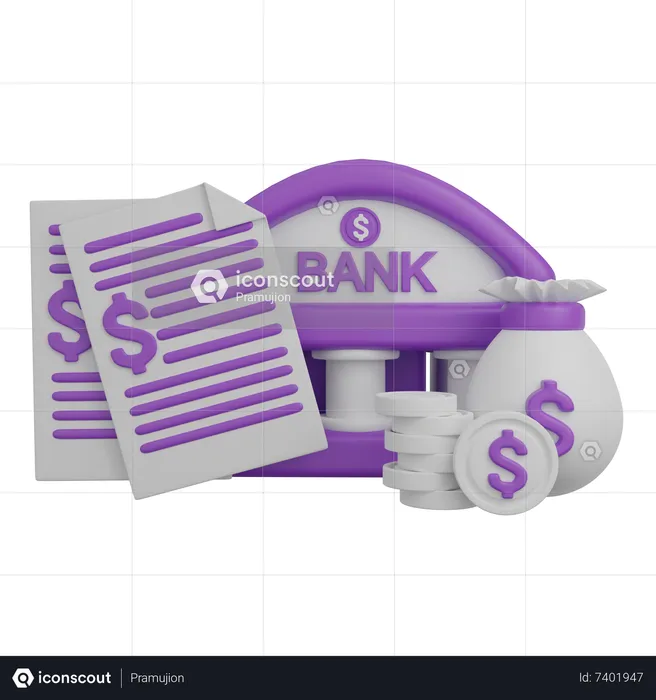 Finança  3D Icon