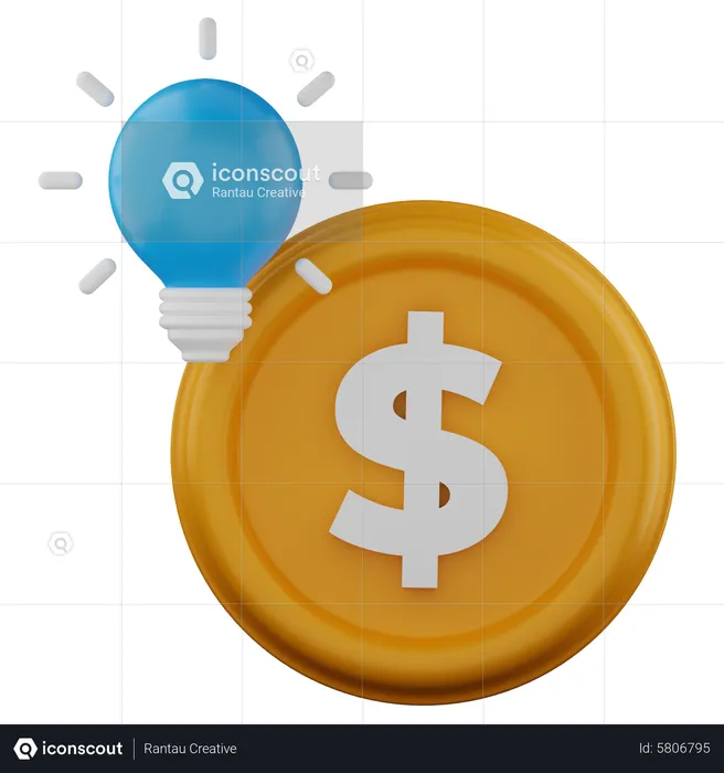 Finanças inteligentes  3D Icon