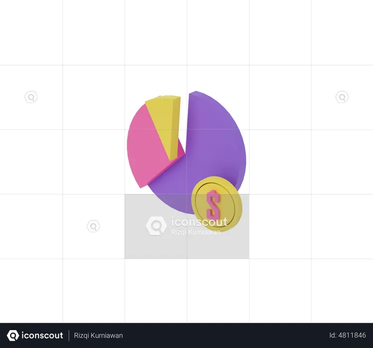 Finance Analysis  3D Illustration