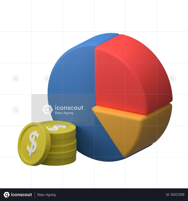 Finance Chart  3D Icon