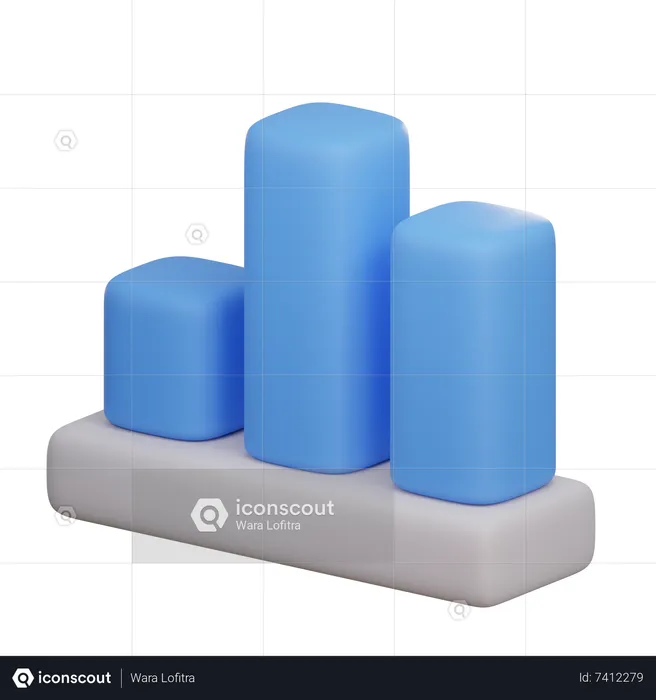 Financer la croissance  3D Icon