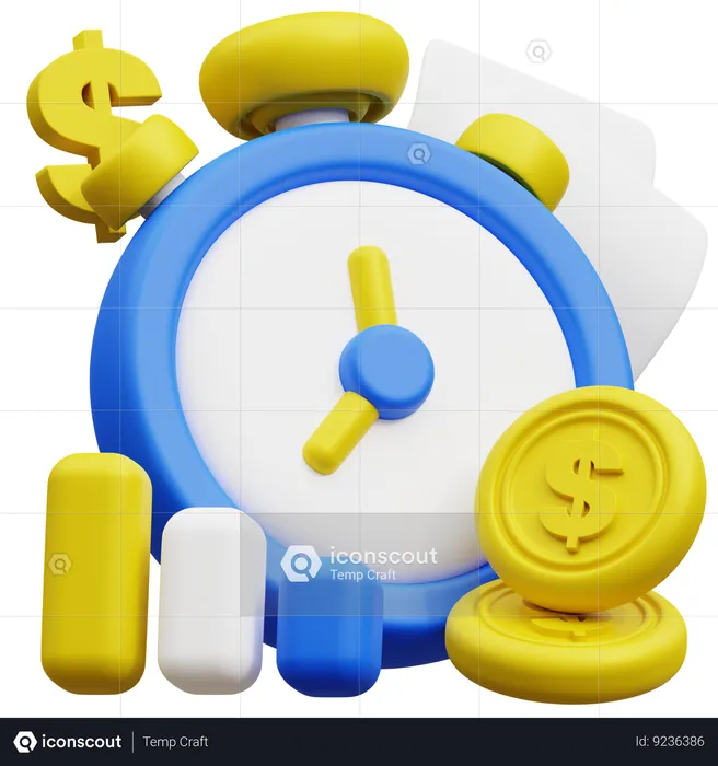 Finance Deadline  3D Icon