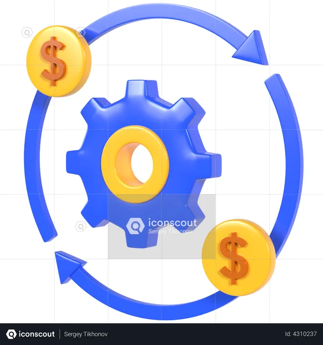 Finance Efficiency  3D Illustration