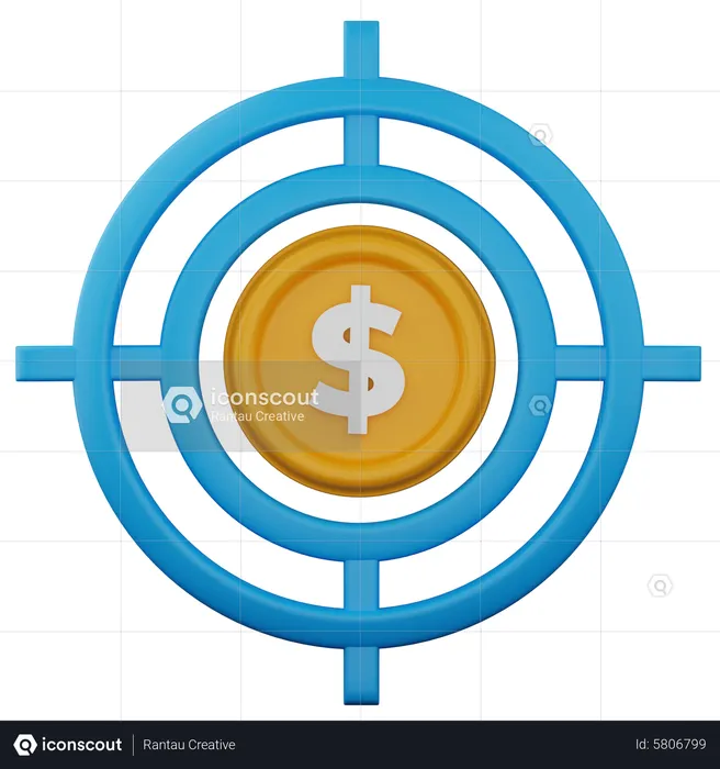 Finance Focus  3D Icon