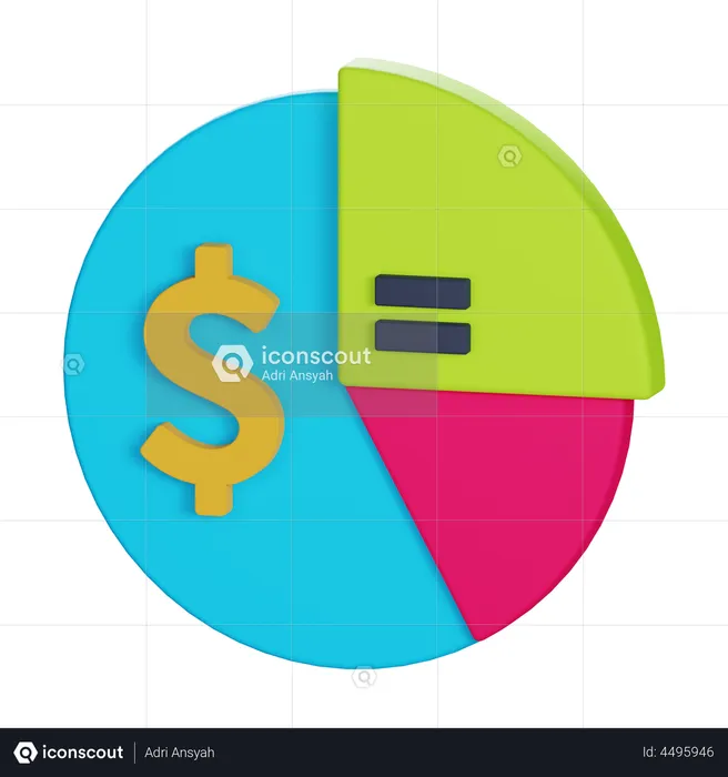 Finance Graph  3D Illustration