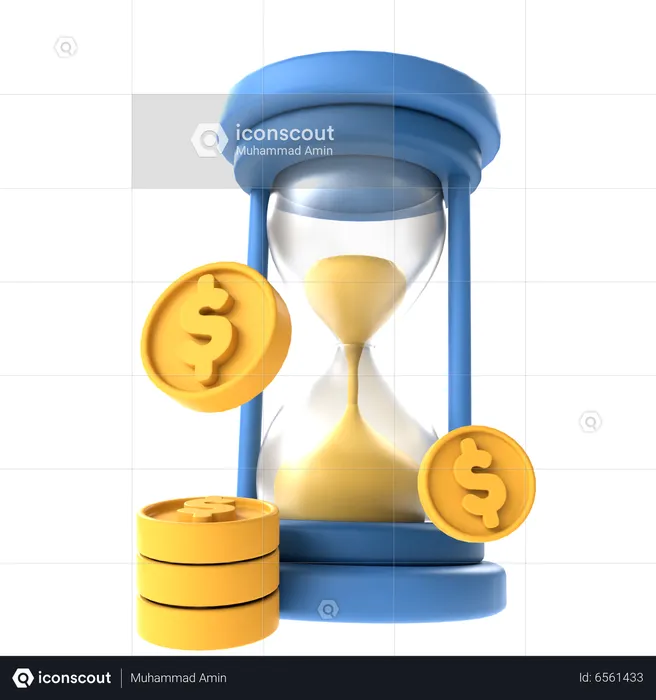 Finance History  3D Icon