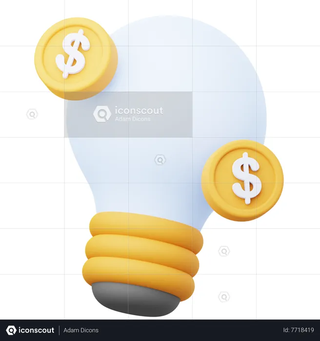 Finance Idea  3D Icon