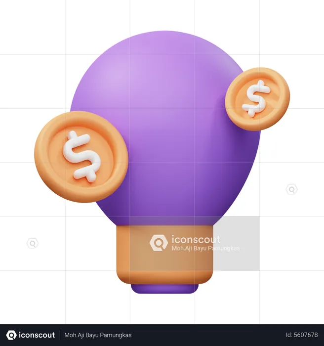 Finance Idea  3D Icon