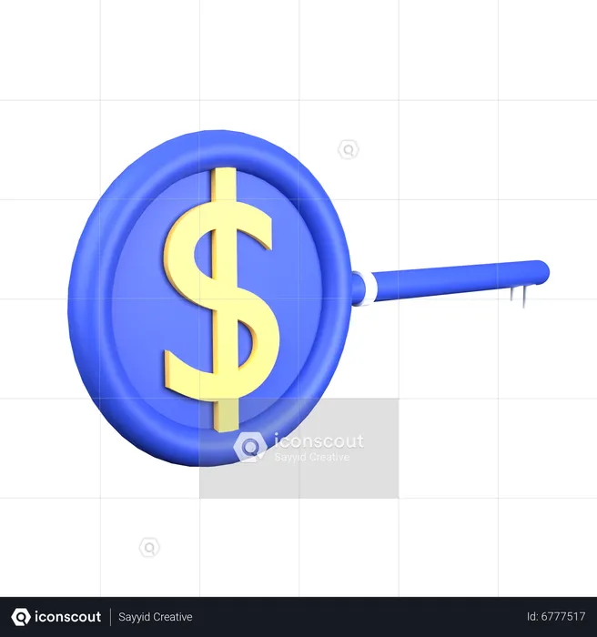 Finance Key  3D Icon