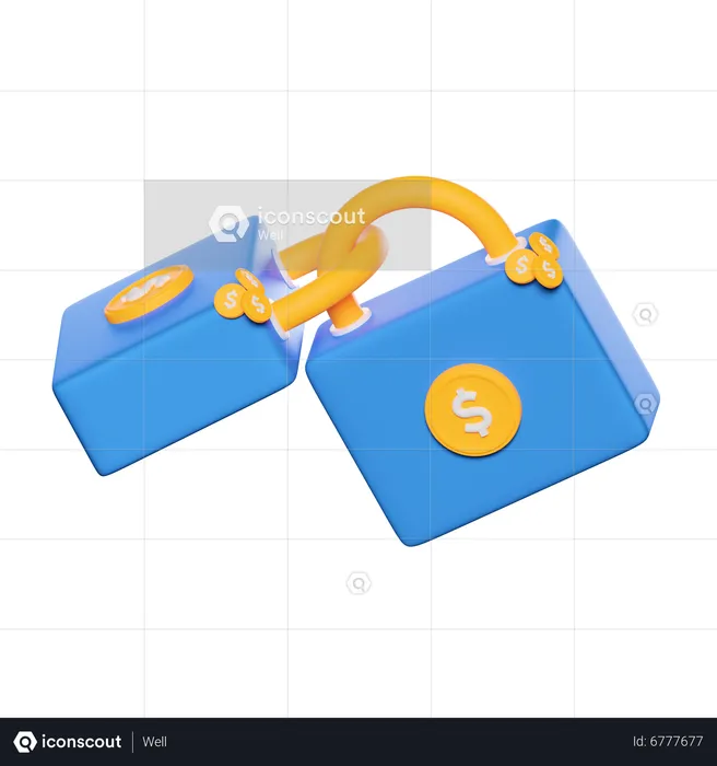 Finance Key  3D Icon