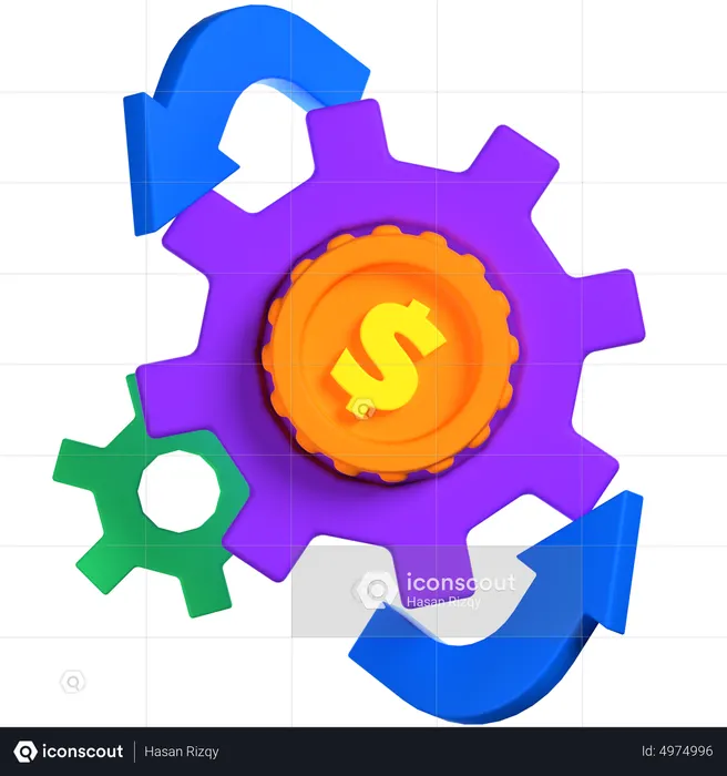 Finance Management  3D Icon