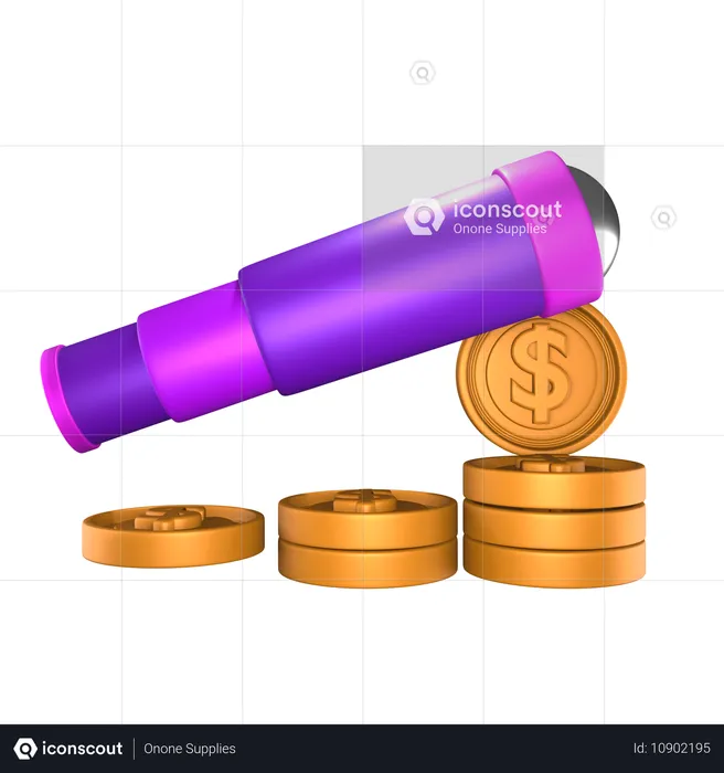 Finance Prediction  3D Icon