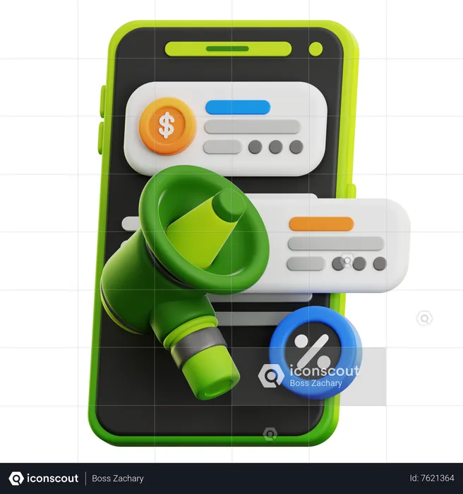 Finance Promotion  3D Icon