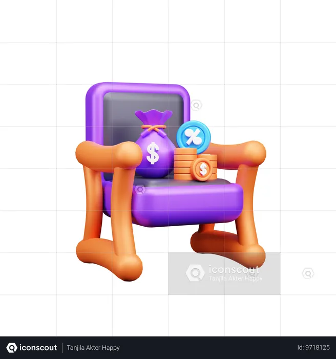 Finance Saving  3D Icon