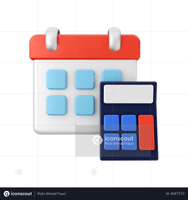 Finance Schedule  3D Illustration