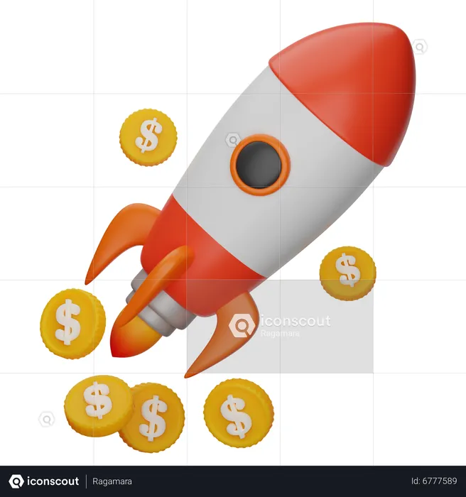 Finance Startup  3D Icon