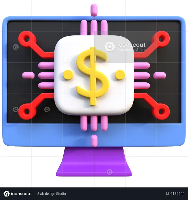 Finance Tech  3D Icon