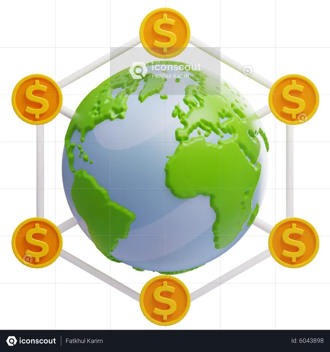 Financement participatif  3D Icon