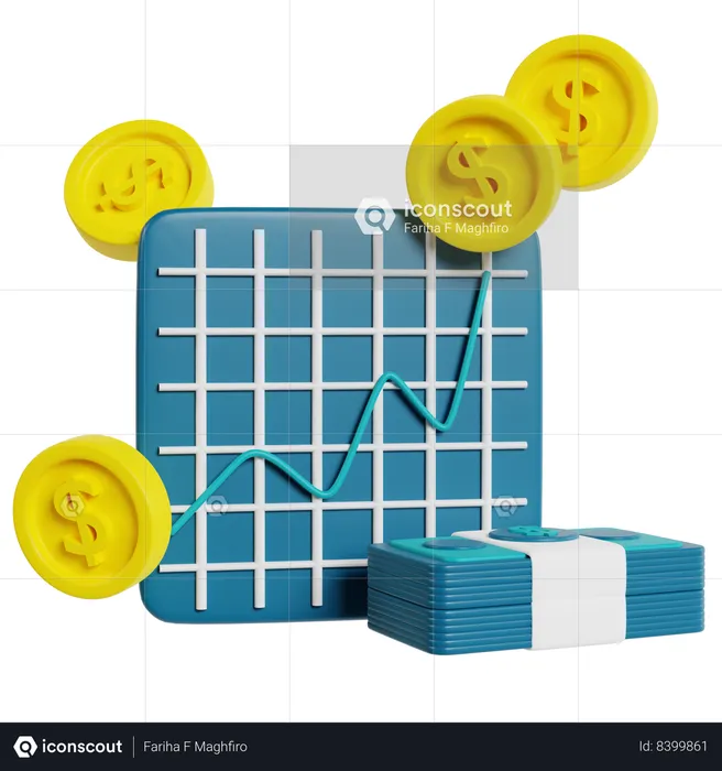 Financial And Banking  3D Icon