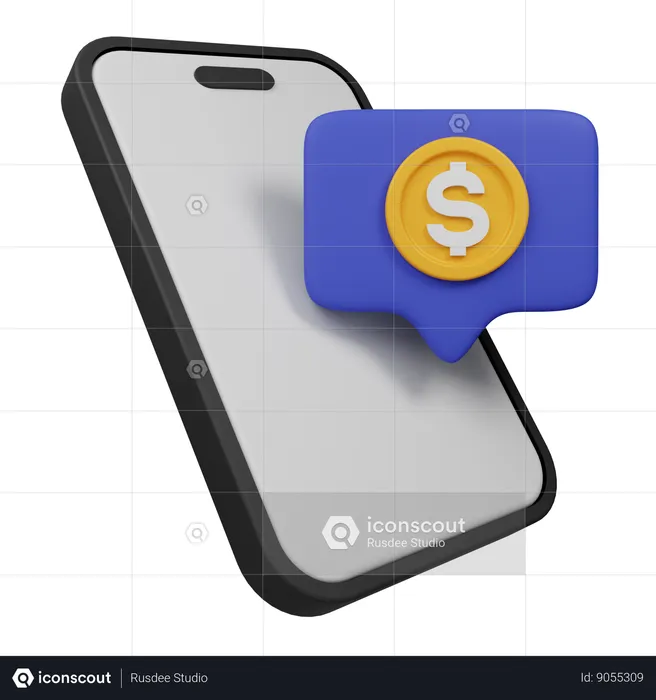 Financial App  3D Icon