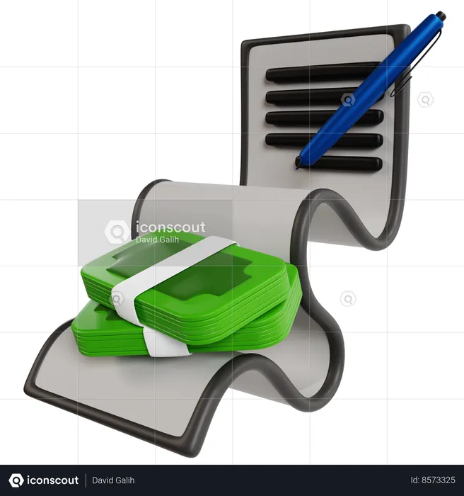 Financial Audit Essentials  3D Icon