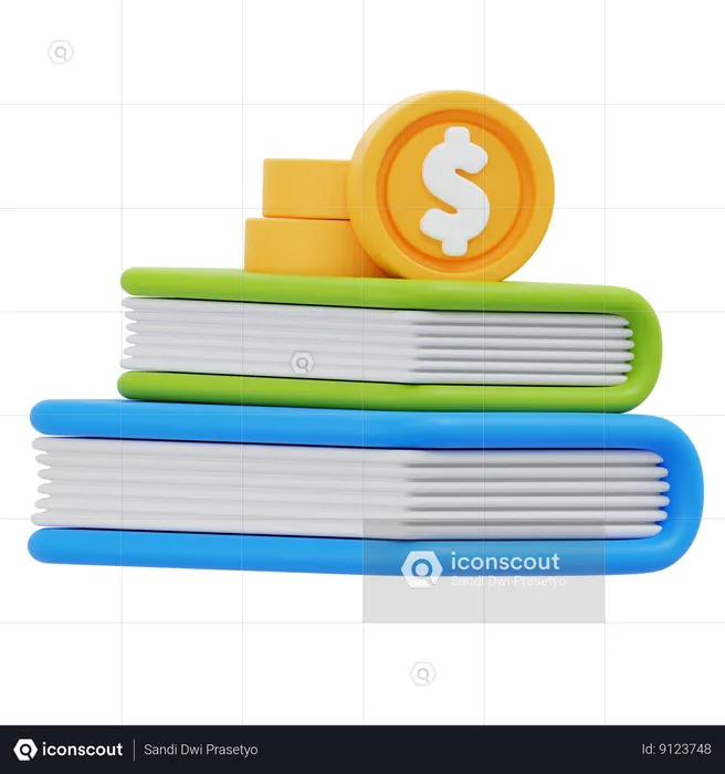 Financial Book  3D Icon
