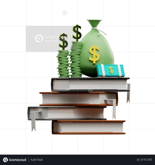 Financial Book  3D Icon