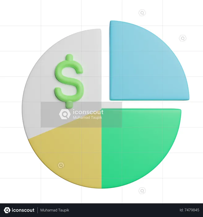 Financial Chart  3D Icon