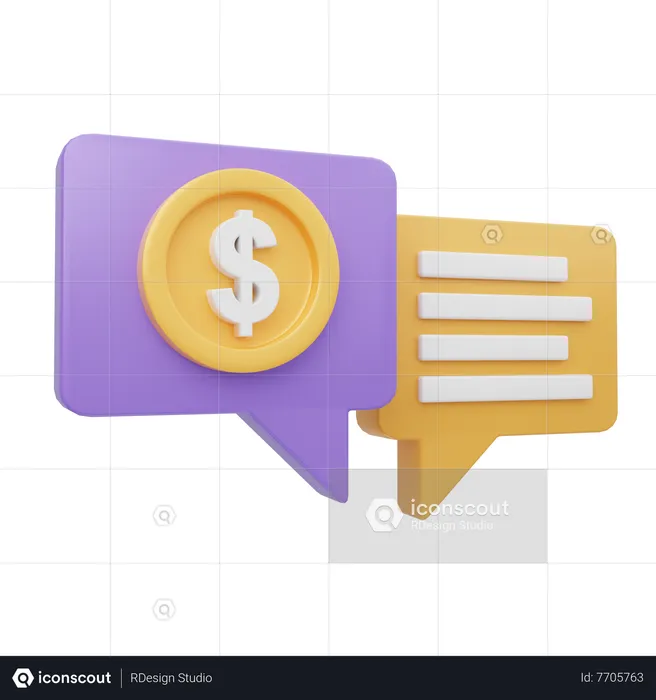 Financial consulting  3D Icon