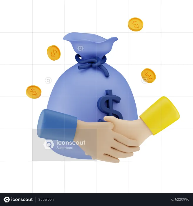 Financial Deal  3D Icon
