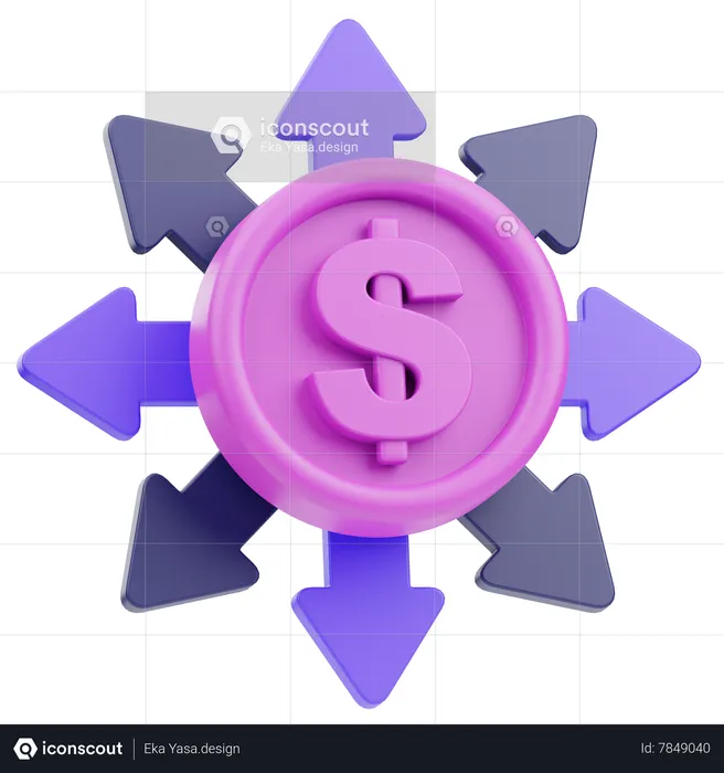 Financial Expansion  3D Icon