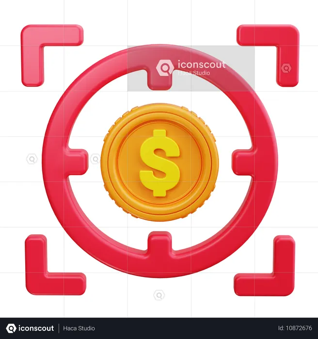 Financial Goal  3D Icon