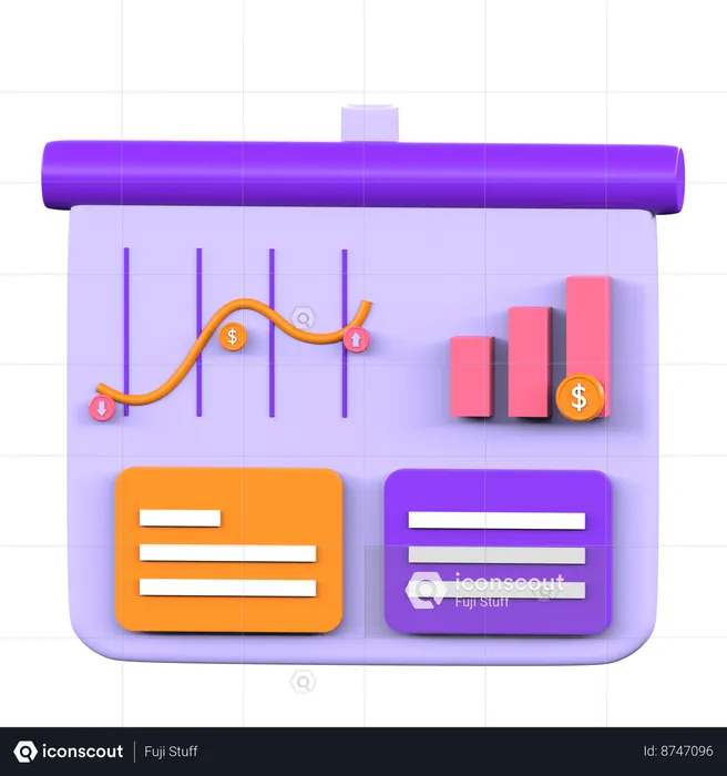 Financial Growth  3D Icon