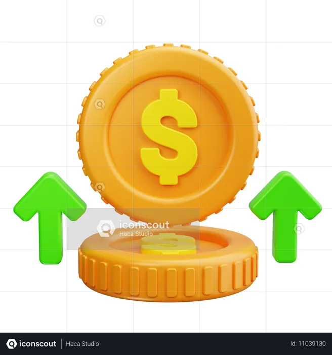 Financial Growth  3D Icon