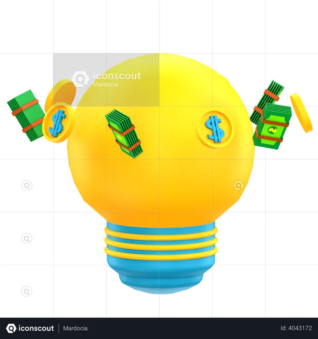 Financial Idea  3D Illustration