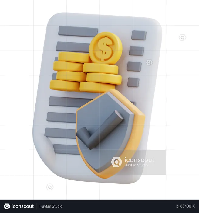 Financial Insurance  3D Icon