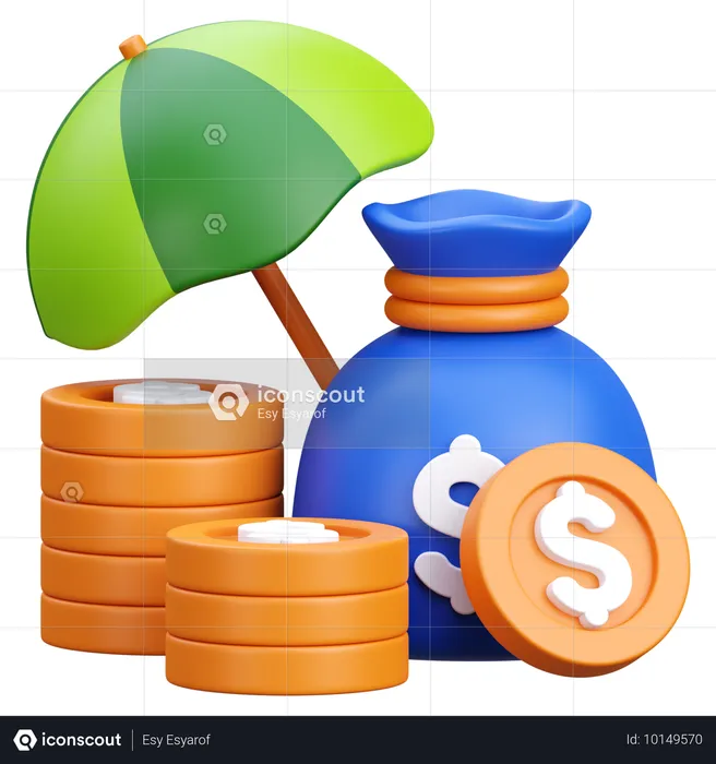 Financial Insurance  3D Icon