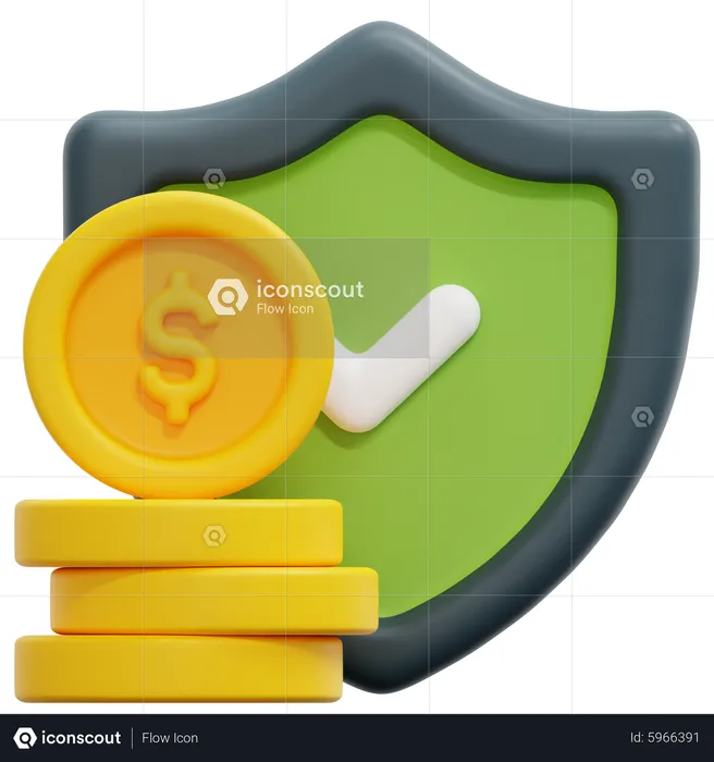 Financial Insurance  3D Icon